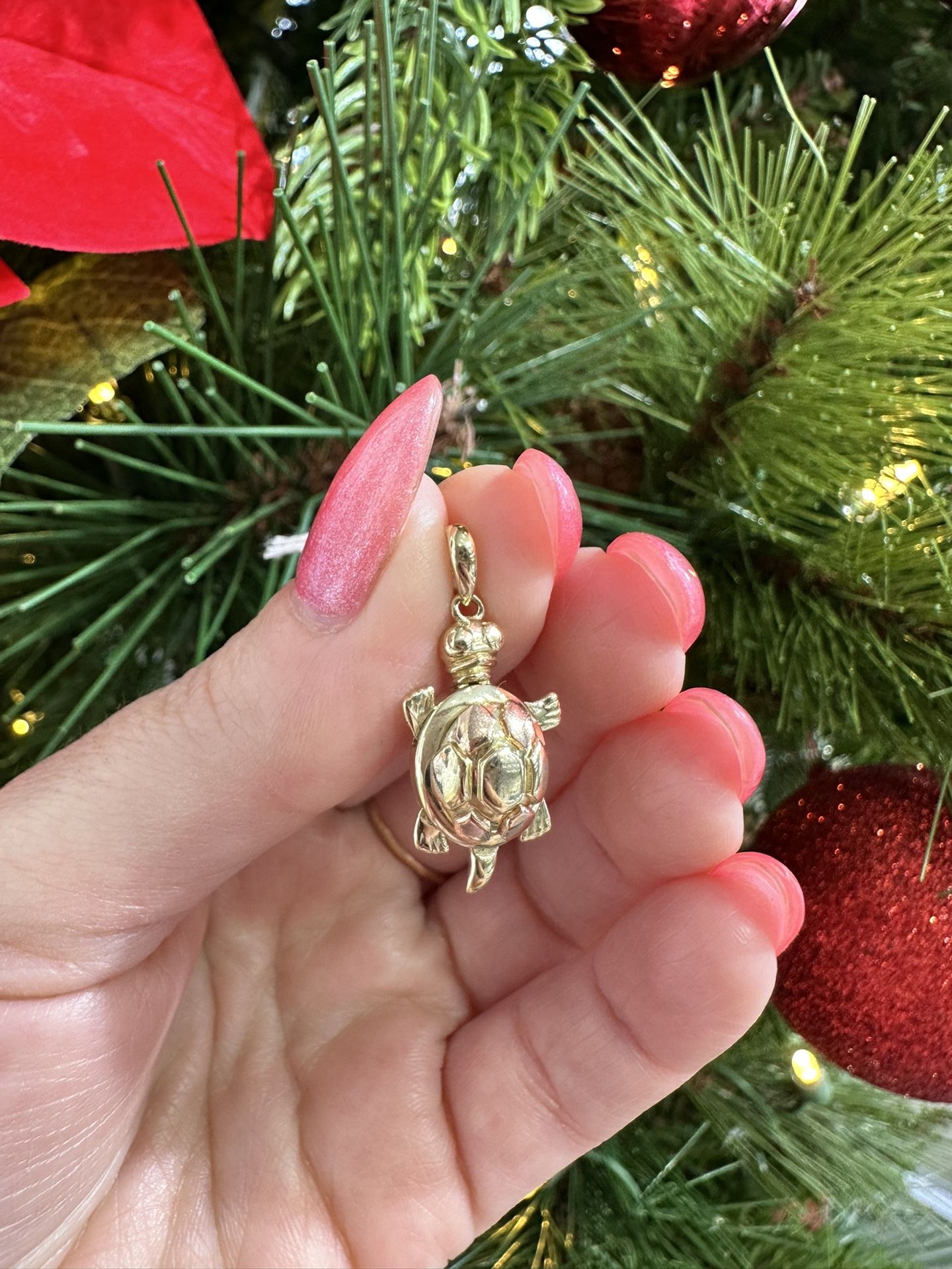 14k TURTLE CHARM