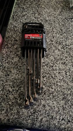 Long panel wrench set 11 PCs SAE