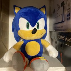 Sonic Plush And Naruto Poster 