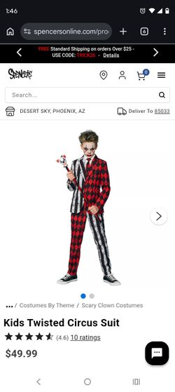 Twisted Clown suit XL (KIDS)