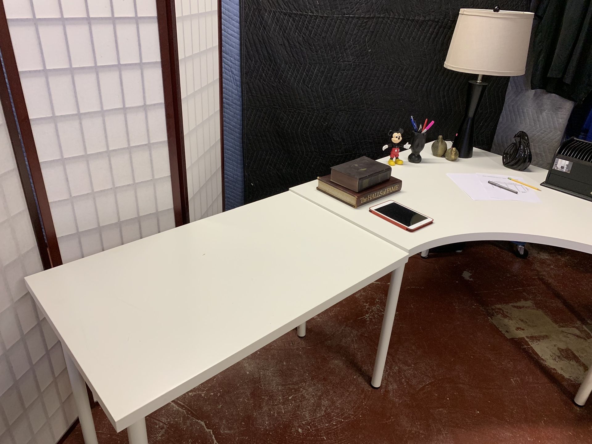 Ikea Linnmon Corner Desk And Extension - White -