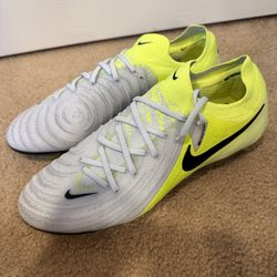 Nike Phantom GX 2 II Elite FG White Volt Black Mens 9 Cleats HF4355-003