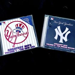 Yankees Greatest Hits Volumes 1 and 2 and The Subway Series CDs