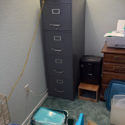 4 Drawer Metal Filing Cabinet 