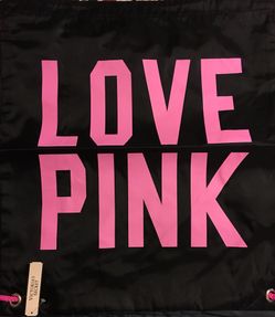 Love Pink drawstring Backpacks 15.00 each pick up in Riverside only