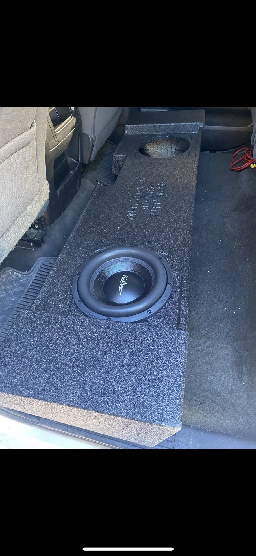 2007 + Silverado Crew Cab Subwoofer Box