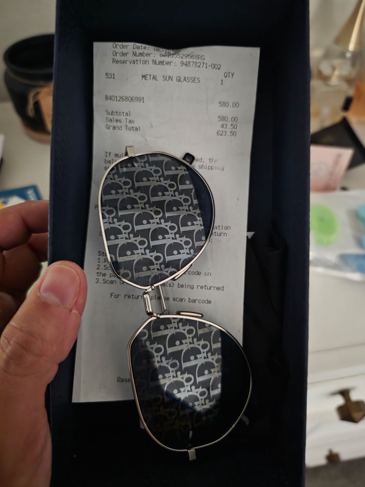 Christian Dior Aviator Sunglasses $150