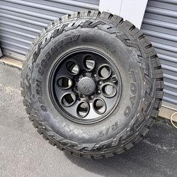 1 New AEV Katla 17x10 wheel 37 13.50 17 Toyo Open Country R/T tire