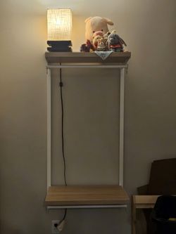 Wall mounted clothes rack