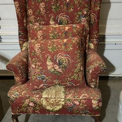 Antique Rooster Chair