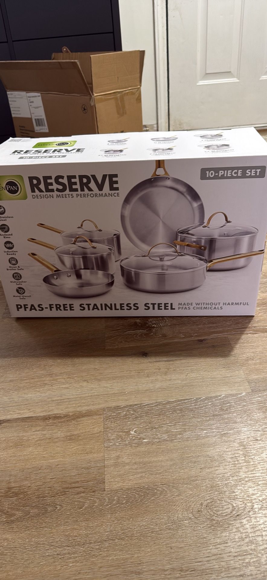 Greenpan 10 Piece Pots And Pans Set