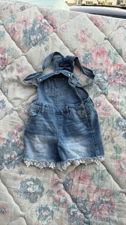 Imperial Star Girl Blue Jean Overalls Skirt Tall