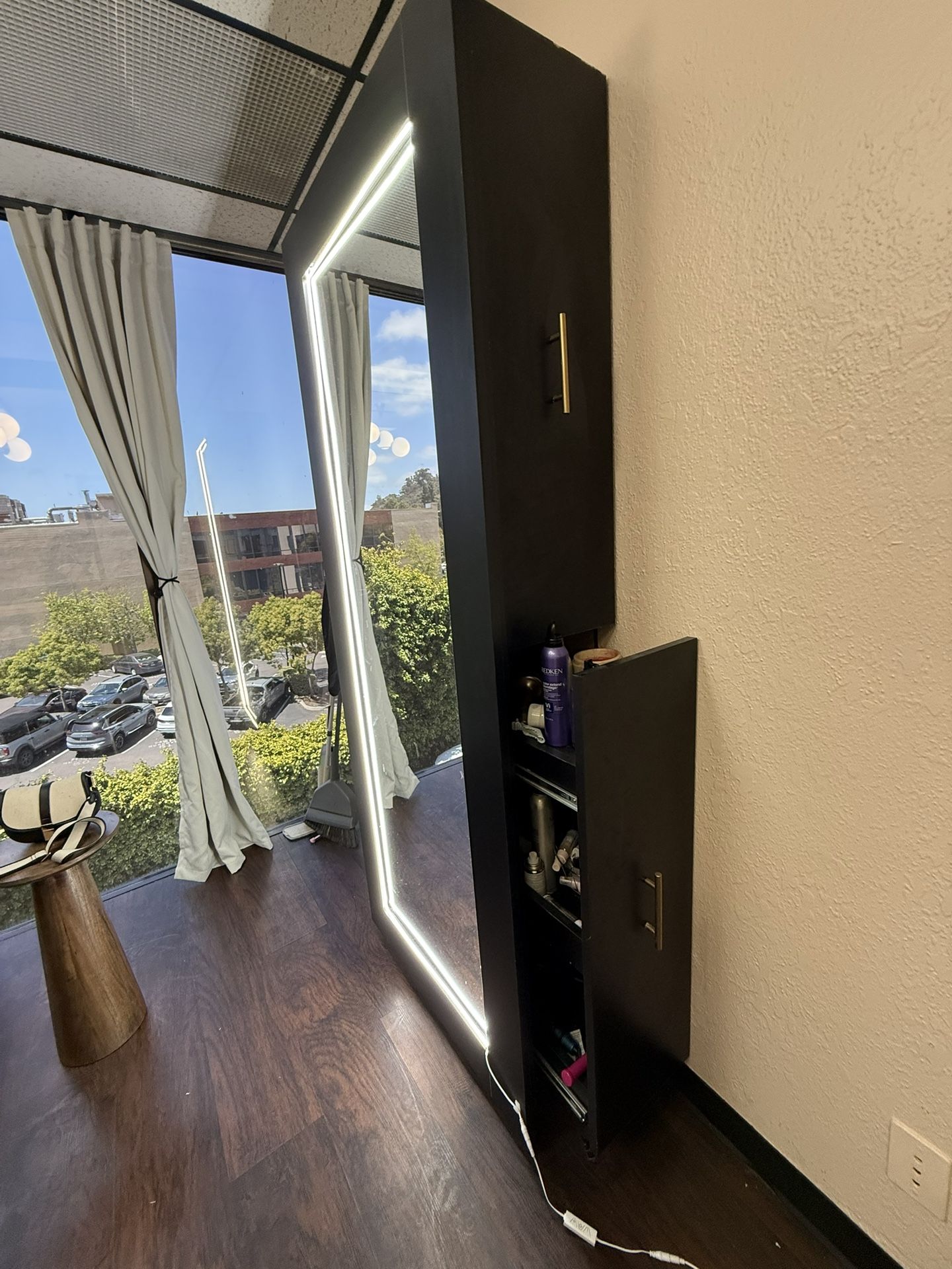 Mirror Station With Drawers