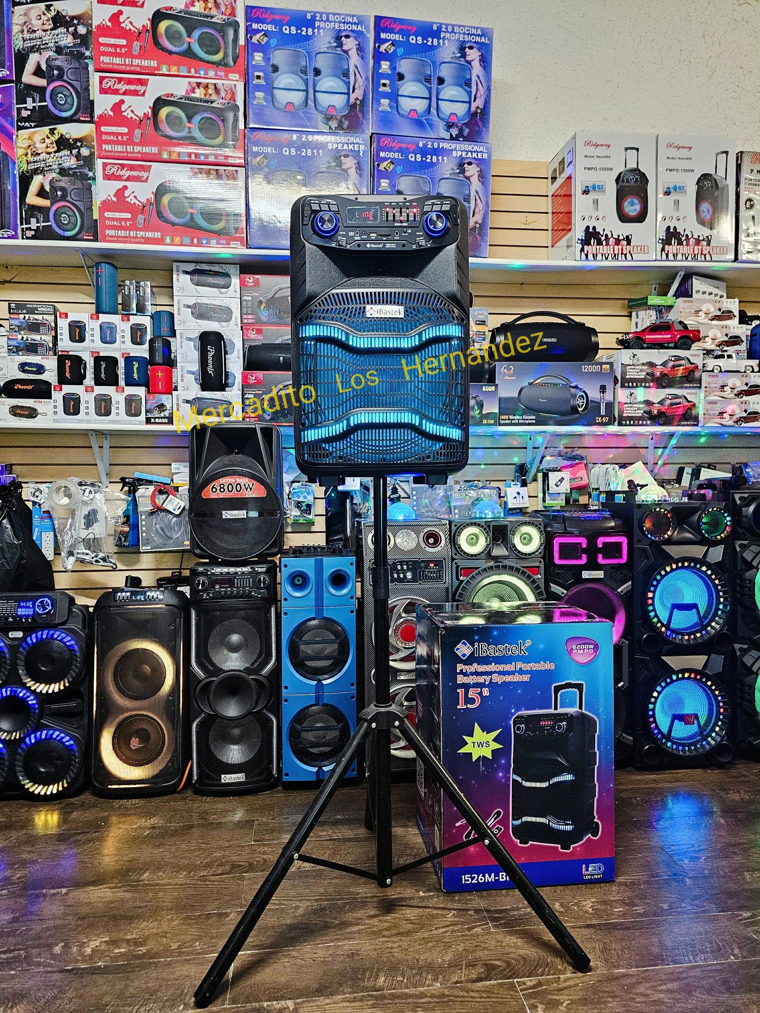 Bocina 15" Bluetooth Speaker - Super Bass ❗️Rechargeable 🔋 - SUPER PRICE - Stand Included