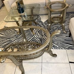 Set Of Vintage Living Room Tables