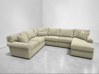 Ethan Allen Sectional w/ Chaise Lounge