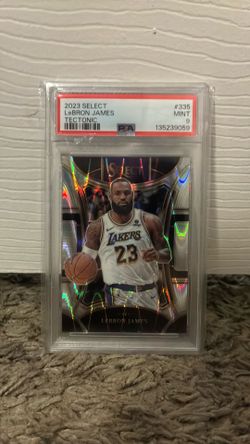 LeBron James tectonic PSA 9 basketball card