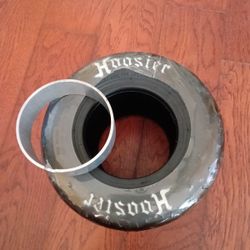 Wide 5' Slick Hoosier Tire With Spacer