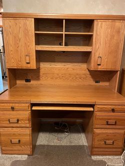 Oak desk