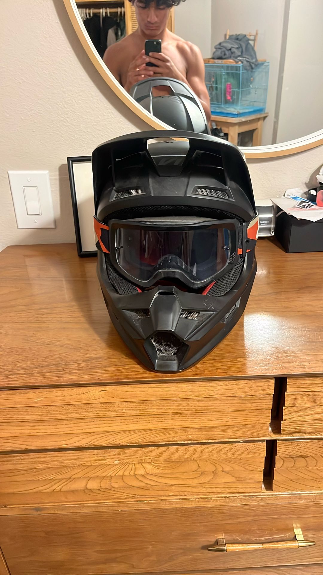 Fox Moto Cross Helmet 