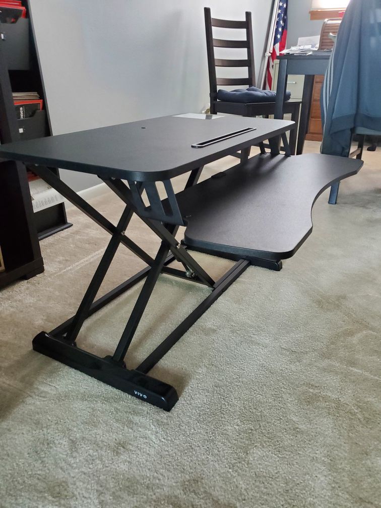 Brand new black standing desk