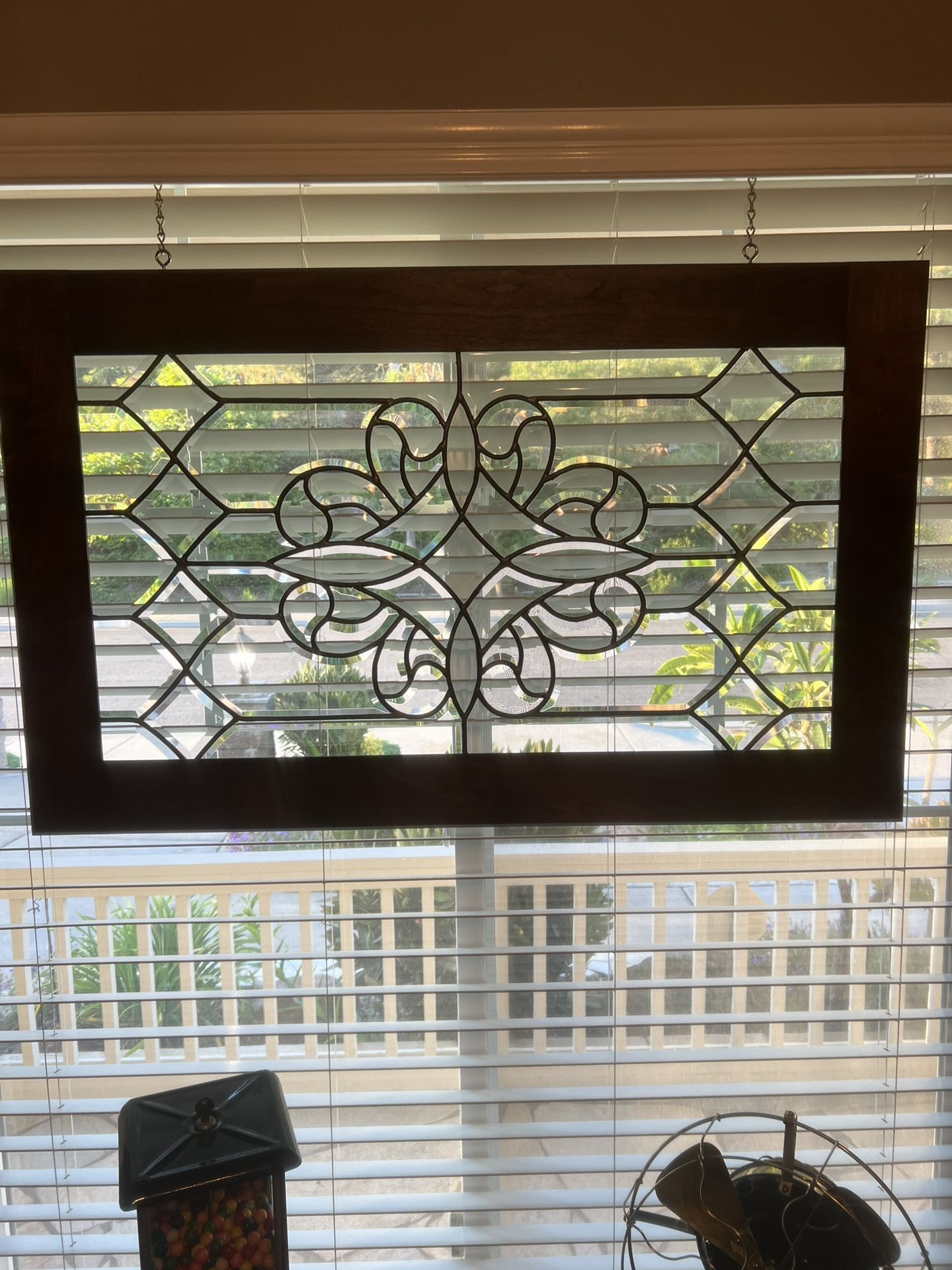 Antique Clear Beveled Glass