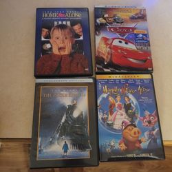 4 family movie DVD's