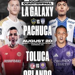 Leagues cup Toluca Vs Orlando City LA Galaxy vs pachuca