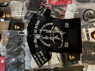 Hellstar Black Graphic T-Shirt with Tags