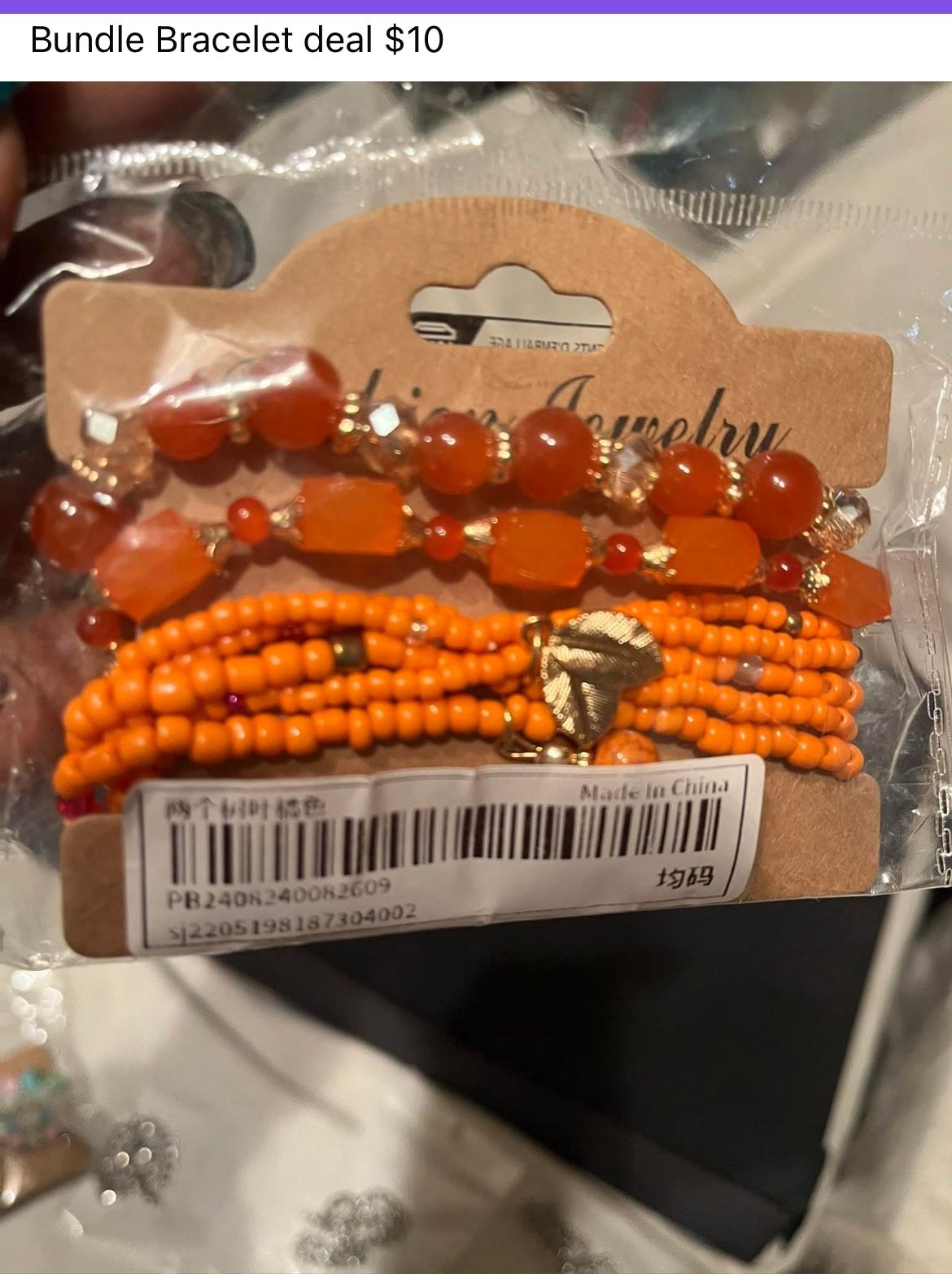4pc Bracelet Sets $10 Each
