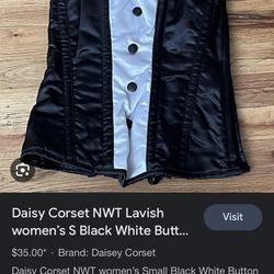 Black And White corset 