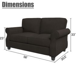 56” Loveseat Sofa Couch