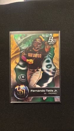 Fernando Tatis Jr. Bowman Platinum Numbered /299 Card