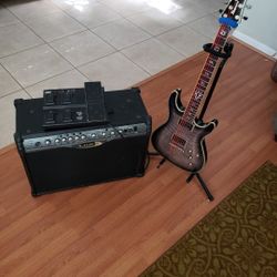Guitar and amp