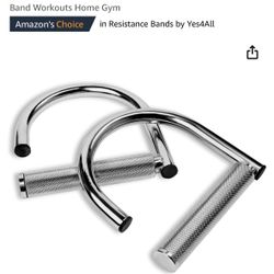 Resistant Band Bar Handles