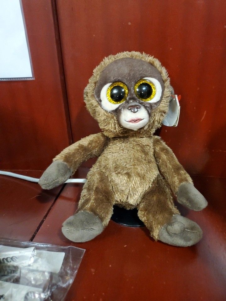 Ty Beanie Boos. CHESSIE. The Monkey
