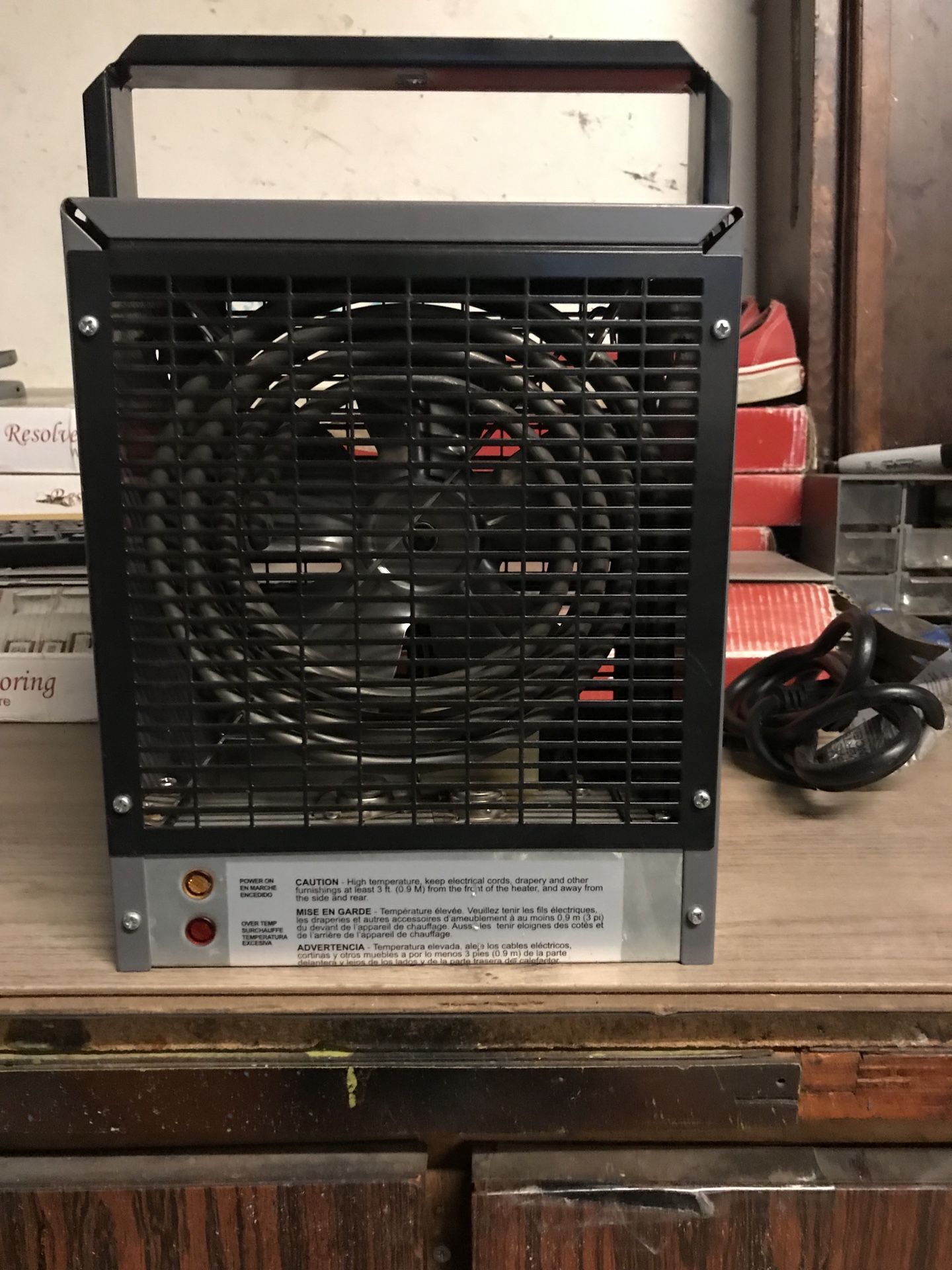 Cadet 4000W Garage & Workshop Heater, Up to 500 Sq Ft, 13650 BTU/H, 240V, Gray Cadet CGWH4031G