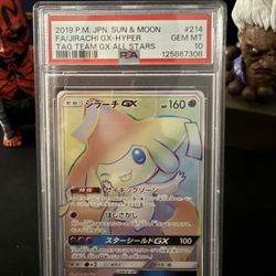 FS/FT: Pokemon PSA 10 Jirachi GX #214 Tag Team GX All Stars 2019 (Japanese / JP) 