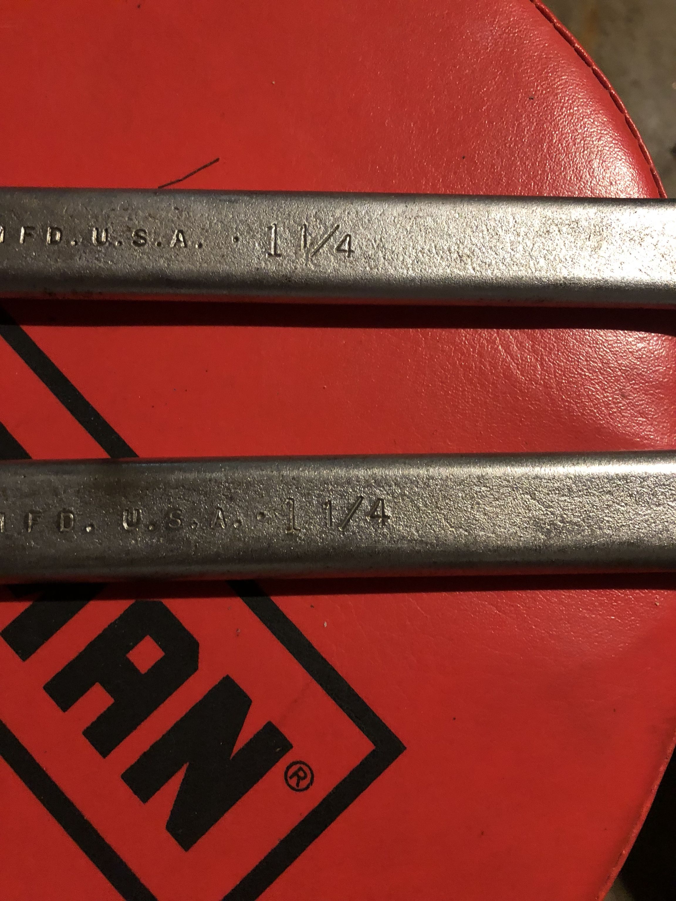 Two Proto Wrenches 1240 1 /14 16 7/8 Length And Proto 1155 Box End 1 1/4 -1 5/16 19 Inched In Length