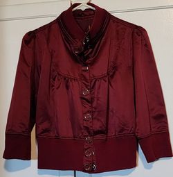 Satin bomber jacket, size L