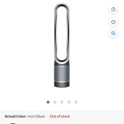 Dyson AM11 Pure Cool Purifier Tower Fan | Iron/Silver | OBO