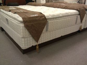New plush king mattress set