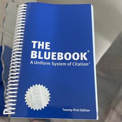 Brand New Blue Book 21st Edition 