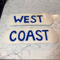 Custom Mini West Coast Skateboard Decor 