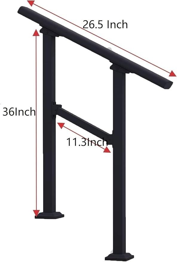 NEW 2 STEP HAND RAIL