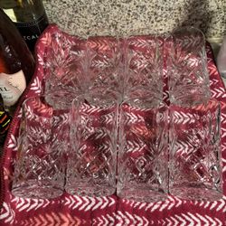 8 Piece Glass Drink Sat 
