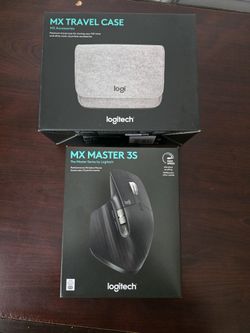 Logitech MX Master 3S Wireless Mouse With Travel Case