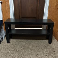 Small wooden shoe table