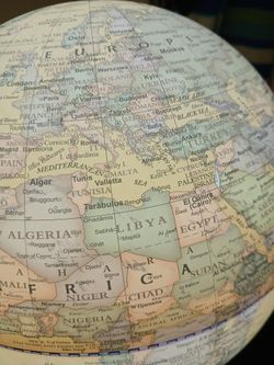 Large Light Up Globe $50