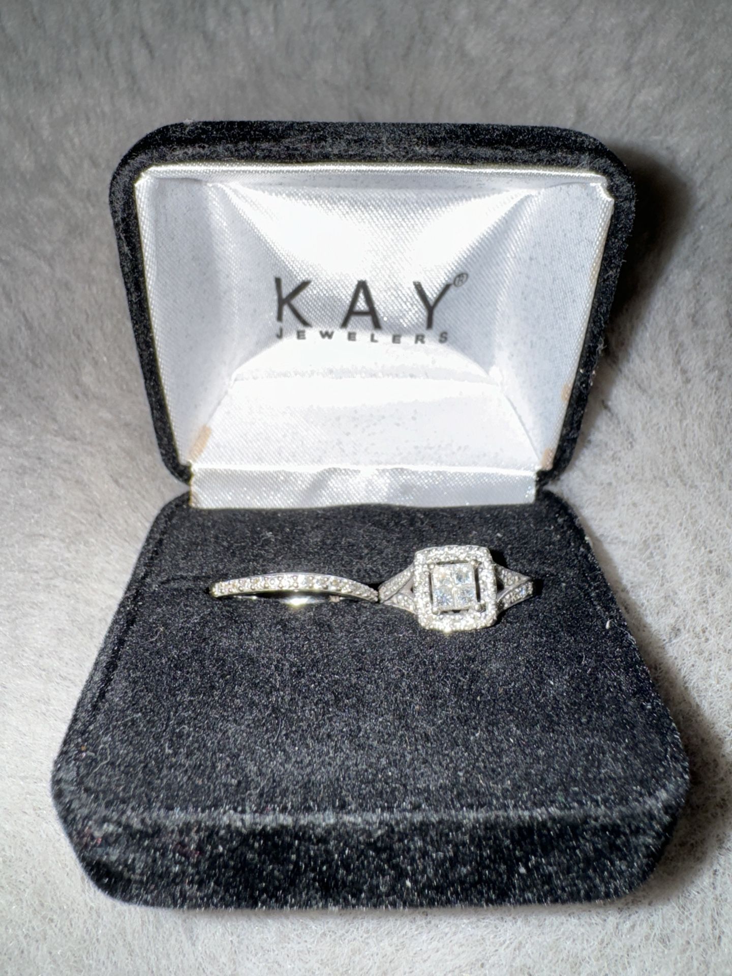 Engagement Ring & Wedding Band Size 4.5